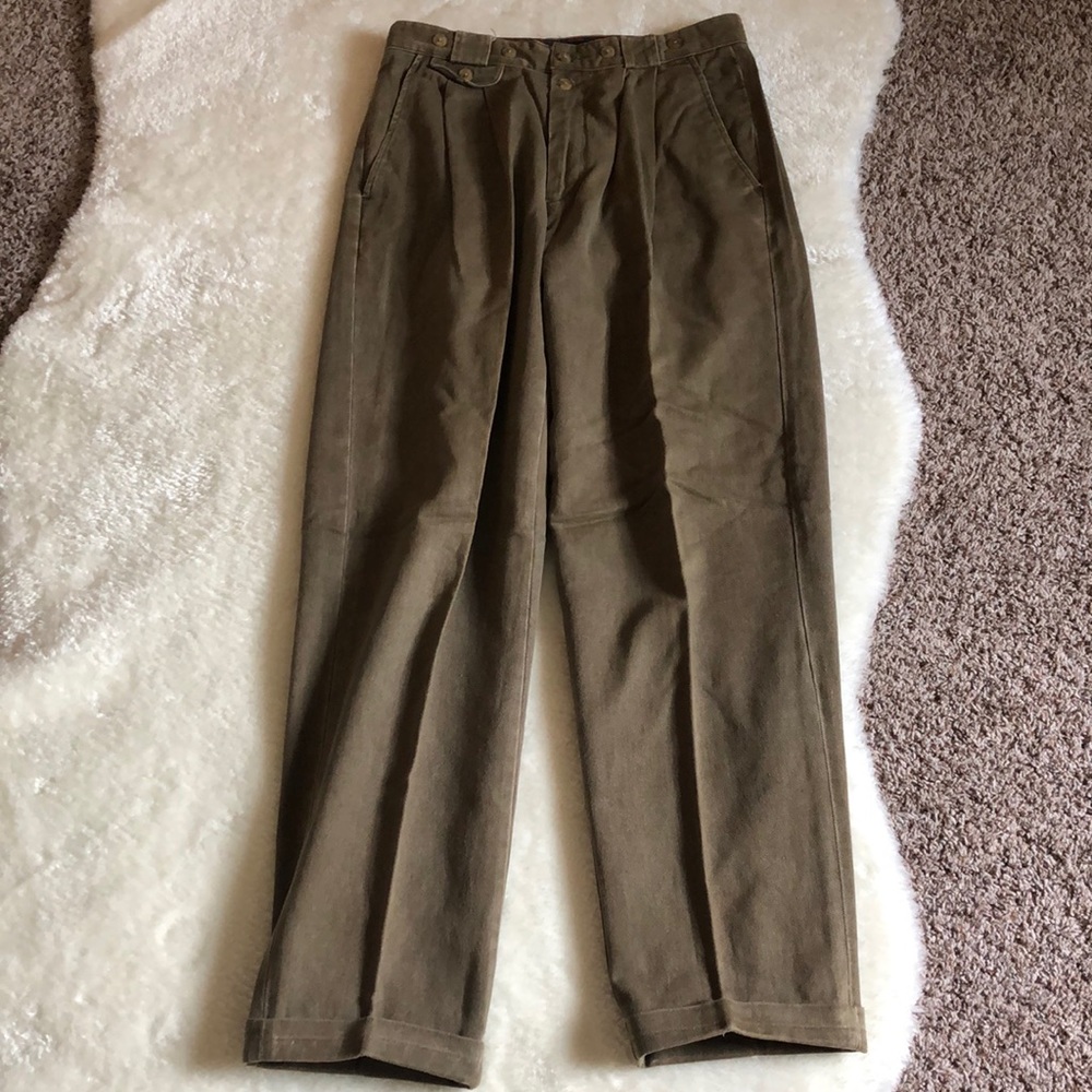Vintage army green chinos HF